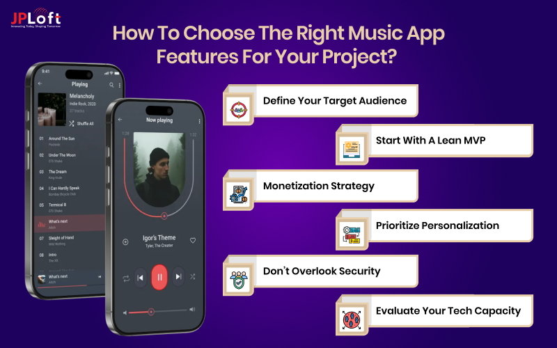 How to Choose the Right Music App Features for Your Project